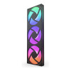Refurbished NZXT F420 RGB Core 140mm Pc Case Fans Black Triple Pack