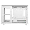 DeepCool CH260 Tempered Glass MicroATX Gaming PC Case - White