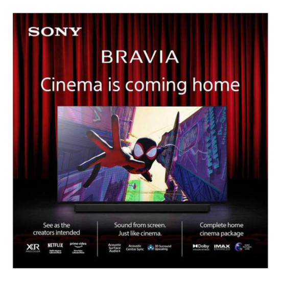 Sony BRAVIA XR 55-inch Smart TV with immersive picture quality and smart features