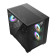 CiT Concept Black MATX Gaming Cube PC Case - Black