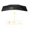 AOC CU34B3E 34" Quad HD VA 120Hz 1ms HDR10 UltraWide Curved Monitor with Speakers