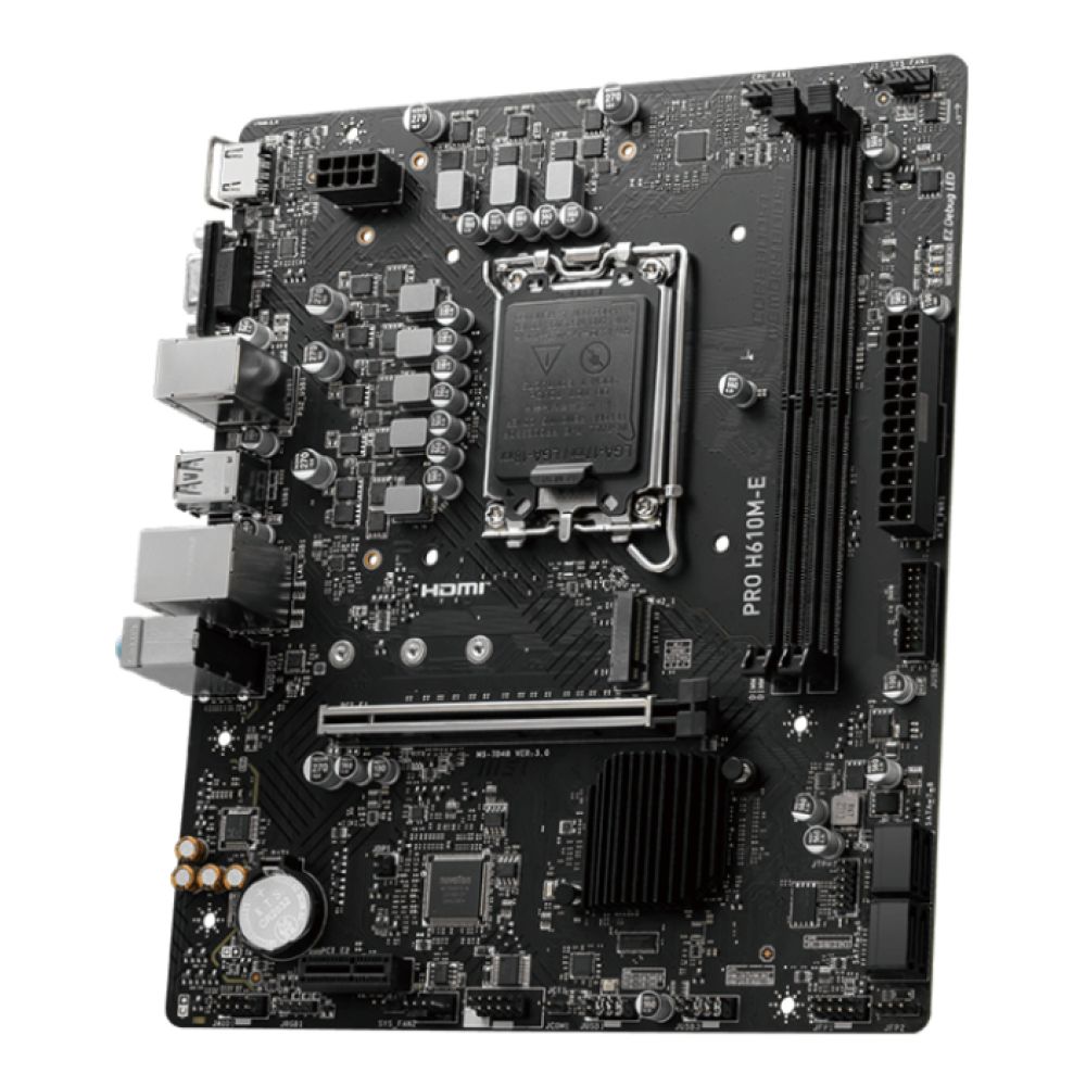 MSI PRO H610M-E DDR4 1700 DDR4 microATX Board