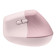 Logitech Lift Vertical RF Wireless Bluetooth Optical 4000 DPI Ergonomic Mouse - Pink