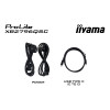 iiyama ProLite XB2796QSC-B1 27" Quad HD IPS 75Hz 4ms USB-C Height Adjustable Monitor with Speakers - Matte Black