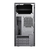 CiT Course Micro ATX Case with Brushed Aluminium Front & 1 x 8cm Rear Fan