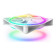 NZXT F120 RGB Duo 120mm PWM Fan White - 3 Pack w/ Controller White
