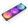 NZXT F360 RGB Core 120mm Pc Case Fans Black Triple Pack