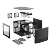 Fractal Design NODE 804 Black microATX Cube PC Case
