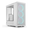 Fractal Design Epoch ATX Mid Tower Gaming PC Case - White TG RGB Clear