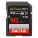 SanDisk Extreme 512GB UHS-I Class10 SDHC Memory Card - Black