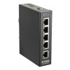 D-Link DIS-100E-5W Unmanaged 5 Ports Network Switch - Green