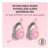 Razer Kraken Kitty V3 Pro Wireless Gaming Over-Ear Headset with Chroma RGB - Quartz Pink