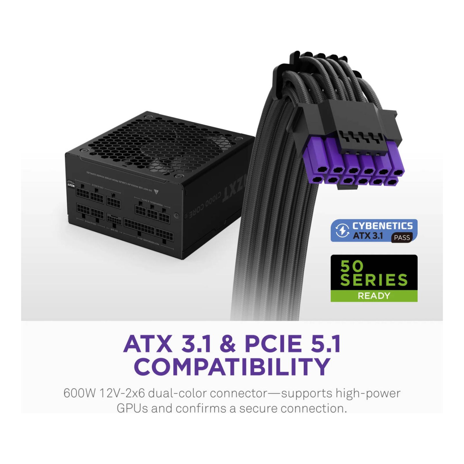 NZXT C1000 Gold Core 1000W ATX 3.1 80 PLUS Gold Power Supply