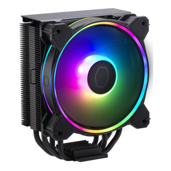 Cooler Master Hyper 212 Halo Black with 4-pin PWM RGB fan for CPUs