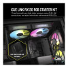 Corsair iCUE LINK RX120 RGB Black Triple 120mm PWM Fan Starter Kit 3 Pack