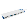 Hyper HyperDrive Flex 5 Port USB-C Hub Blue/White