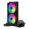 Refurbished - Cooler Master MasterLiquid 240L Core ARGB Intel/AMD CPU Liquid Cooler Black
