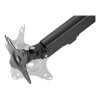 Neomounts FPMA-D650BLACK 17-27" Coil Spring Full Motion Desk Mount Single Monitor Arm - Black