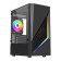 Vida Genesis Micro-ATX ARGB Tempered Glass Gaming PC Case - Black