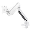 Neomounts NM-D775WHITEPLUS 10-49" Gas Spring Topfix 180°-Stop Desk Mount Single Monitor Arm - White