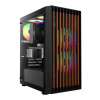 Gamdias AURA GC4 ARGB Tempered Glass Mid Tower Gaming PC Case - Black