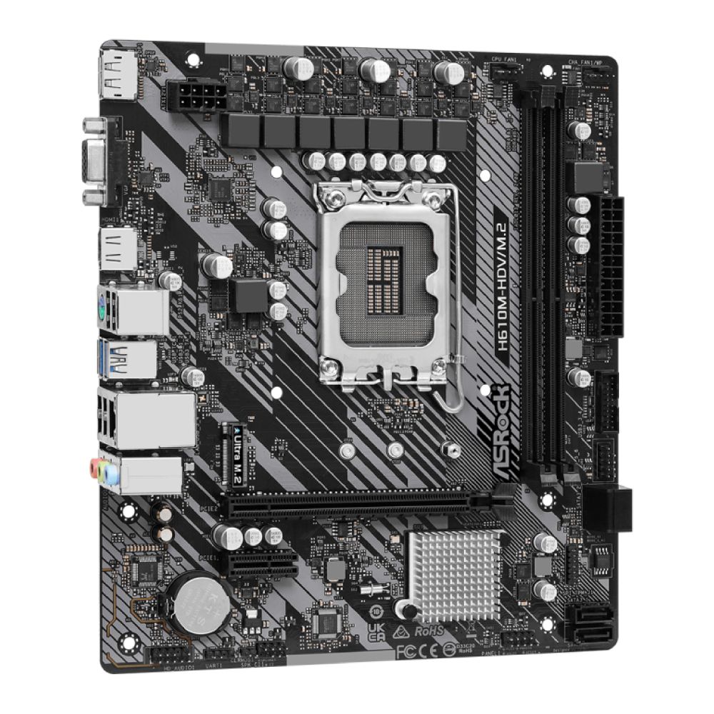 Asrock H610M-HDV/M.2 R2.0 Micro-ATX LGA 1700 Motherboard