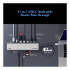 ATEN UH3240 11-in-1 USB-C Multi-Port Dock with Power Pass-Through (100W) - UH3240-AG