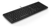 HP 125 Wired QWERTY Keyboard - Black