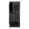 Refurbished - Sharkoon RGB Slider Tempered Glass Mid Tower ATX Gaming PC Case - Black