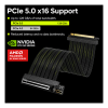 TRYX STRING PCIe 5.0 x16 Riser Cable Up to 128 GB/s Transfer Bandwidth 200mm Black