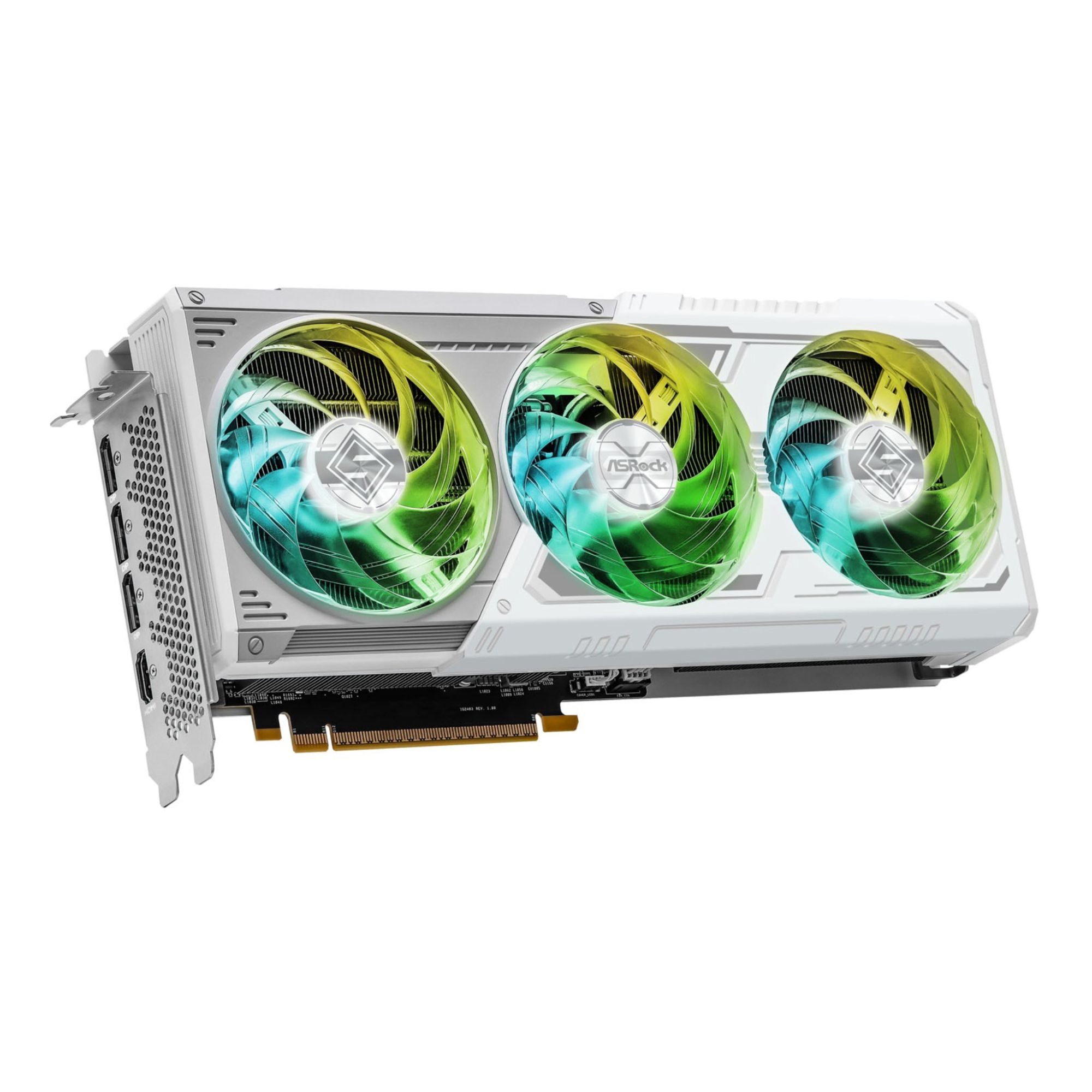 ASRock Intel Arc B580 Steel Legend 12GB OC GPU - White