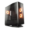 Cougar FV270 Curved Tempered Glass Mid Tower Black Case