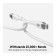 Hyper HyperJuice 240W Silicon USB-C to USB-C Cable 6 Feet - White
