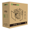 GameMax Infinity ATX Tempered Glass Mid Tower Gaming PC Case - Black