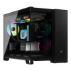 Corsair 2500X RGB Tempered Glass Mid Tower Gaming PC Case - Black