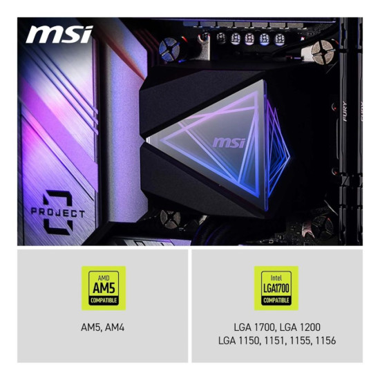 MSI CoreLiquid I360 ARGB AIO cooler with 360mm radiator for next-gen CPUs