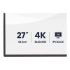 iiyama ProGraphic HB2701UHSNP-B1 27" 4K Ultra HD IPS Black 60Hz 4ms USB-C Height Adjustable Monitor with Speakers - Matte Black