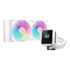 DeepCool Mystique 240 WH ARGB 282 mm All-in-One Liquid CPU Cooler - White