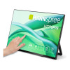 HANNspree HT279PPB 27" Full HD ADS Smart Adjustable Stand 10-Point TouchScreen Monitor with Speakers