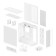 Arctic Xtender ARGB Tempered Glass w/ Vertical GPU Mount Mid Tower PC Case - White
