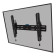 Neomounts WL35S-850BL16 42-86" Slim 3.5cm 60kg VESA 600x400 Tilting TV Wall Mount - Black