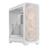 Fractal Design Meshify 3 Mid Tower Gaming PC Case - White RGB TG Light Tint