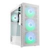 Kolink Observatory HF Mesh ARGB  Midi Tower Gaming ATX PC Case - White