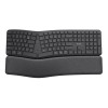 Trust Keyra Ergo Multi-device Full-size Wireless Keyboad - Black