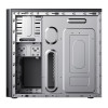 CiT Course Micro ATX Case with Brushed Aluminium Front & 1 x 8cm Rear Fan