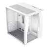 GameMax Infinity Mini microATX PC White Gaming PC Case - White