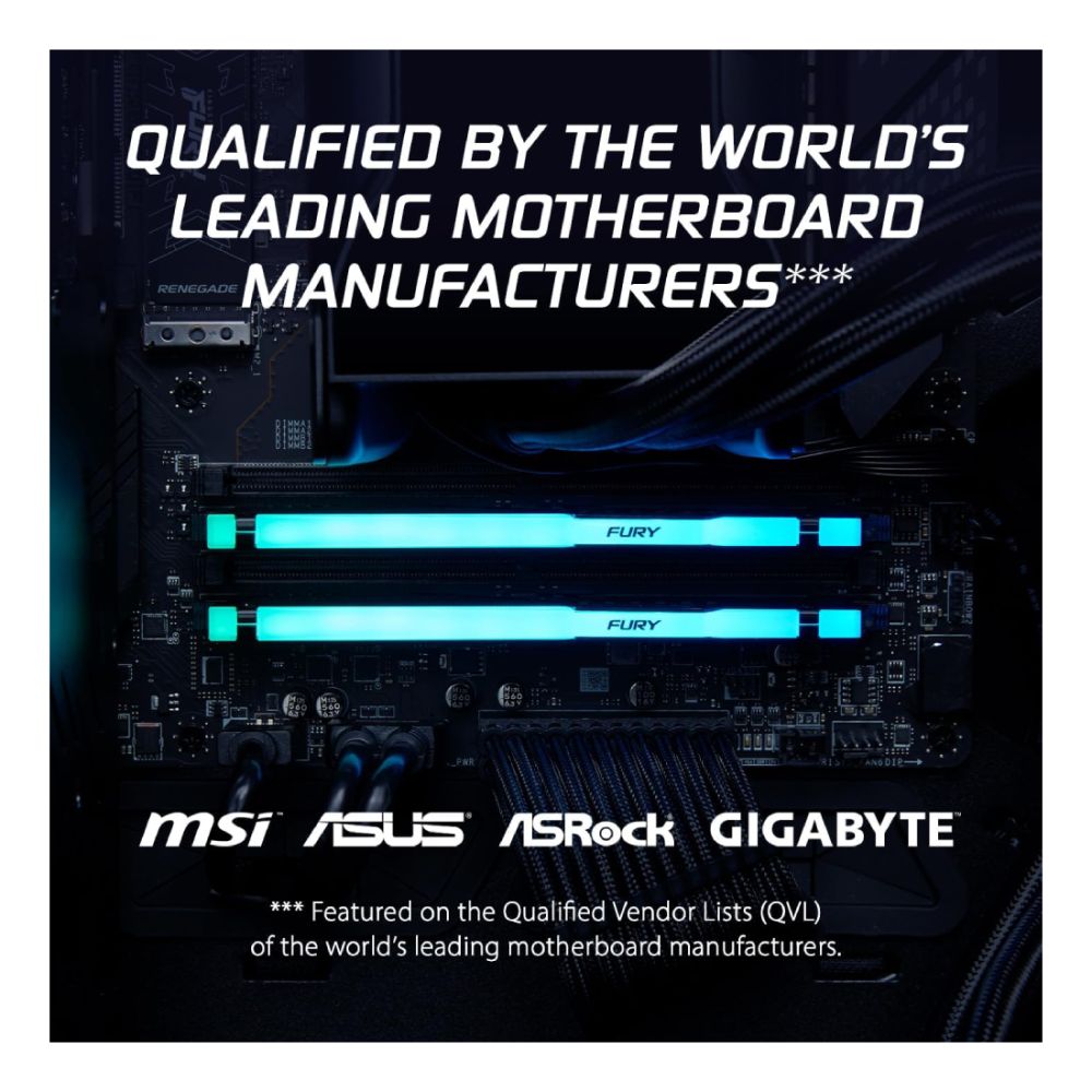Kingston FURY Beast RGB 32GB 6000MHz DDR5 Desktop RAM
