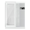 1st Player RT5 WH Tempared Glass Micro Tower Gaming PC Case - White