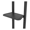 Neomounts FL50-550BL1 37-70" 50kg Height Adjustable Mobile TV Trolley Stand with Camera Shelf - Black