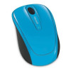 Microsoft Wireless Mobile 3500 Mouse - Cyan Blue
